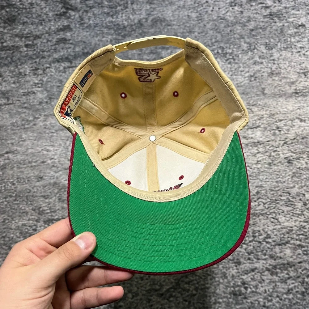 Vintage 90s Washington‎ Redskins Starter Snapback Hat 100%Wool NFL Embroidered